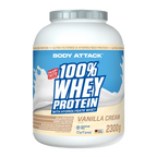 BODY ATTACK - 100% Whey Protein 2.3KG vanilla cream